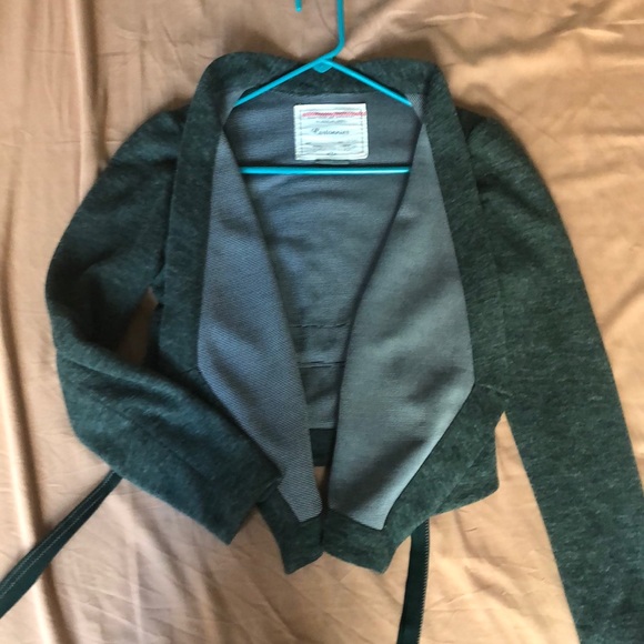 Cartonnier Soft Green Wrap Blazer - Picture 6 of 8